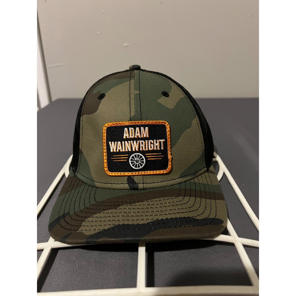 New Era Adam Wainwright Camo Trucker Hat Mens Mesh Snapback Baseball Cap‎